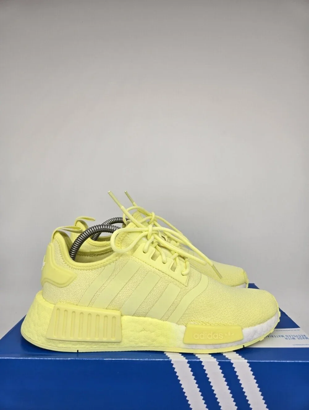 Adidas Women's NMD_R1 GX8382 Pulse Yellow Running Shoes Size 8